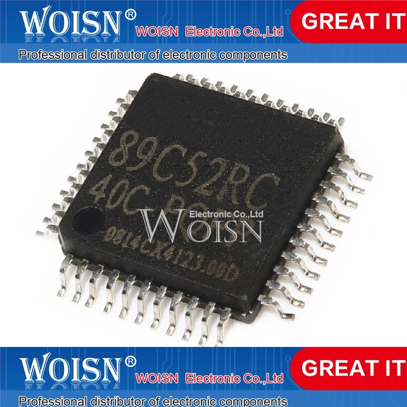Hot Sale 1-5-10pcs STC89C52RC-40C-PQFP STC89C52  Price discounts Spot supply Ready Stock