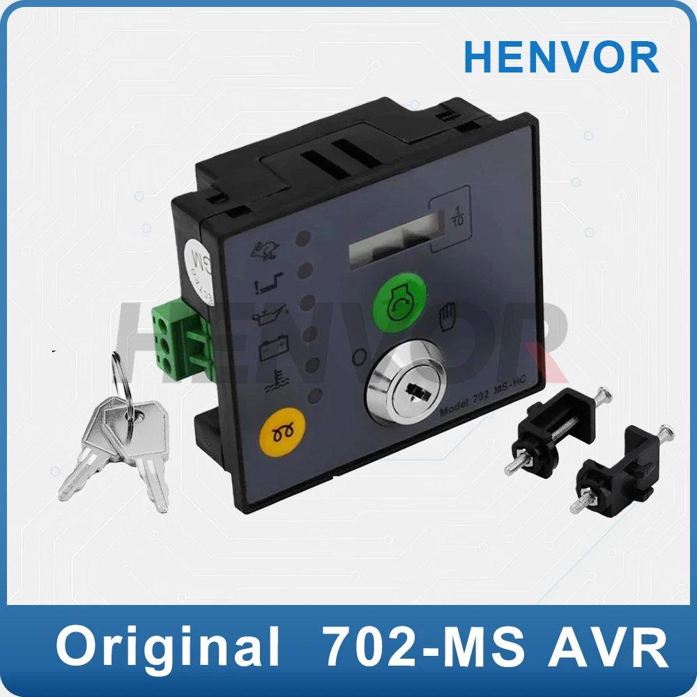 Compatible DSE702AS DSE702MS Key Manual Auto Start Control Panel Diesel Generator Controller Replacement Parts