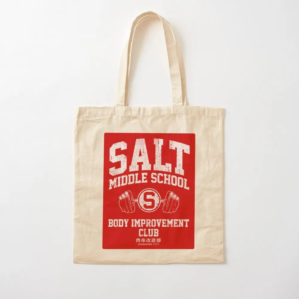 Salt Middle School Body Improvement Club Tote Bag shopper bag woman Women's handbag Eco bag