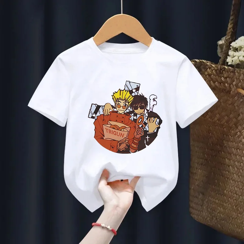 Anime Die Humanoiden Typhoon Trigun Sommer Stil Lustige Mädchen Tops Mode Streetwear Harajuku Junge