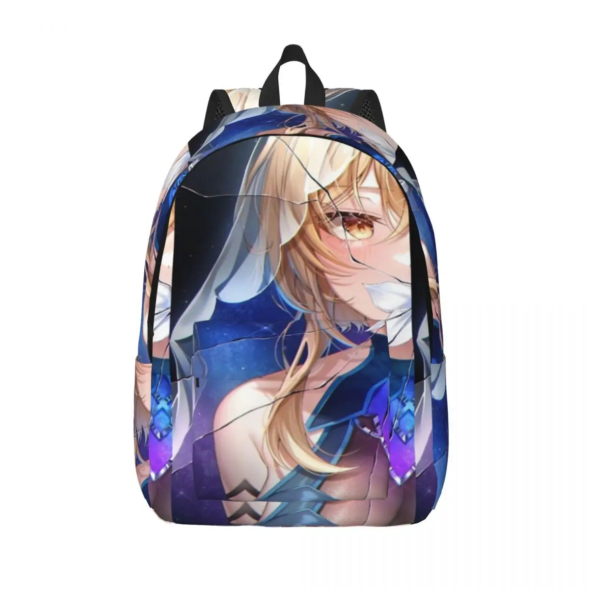 

Abyss Princess Genshin Impact Простой и стильный рюкзак Холщовый рюкзак Мужской рюкзак