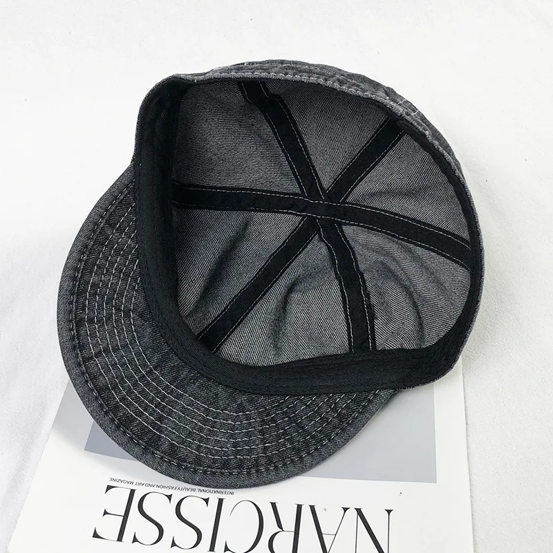 Weiche Baseballkappe für Herren mit kurzer Krempe, Hip-Hop-Mode, Mütze im Trucker-Stil aus Baumwolle, stilvoll, Jugend, Jungen – Detail 10