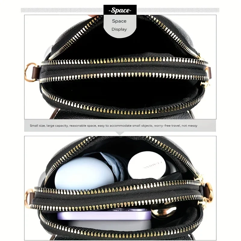 

Женские новые модные кожаные сумки через плечо, повседневная универсальная сумка через плечо, подходящая для поездок на работу и вечеринок