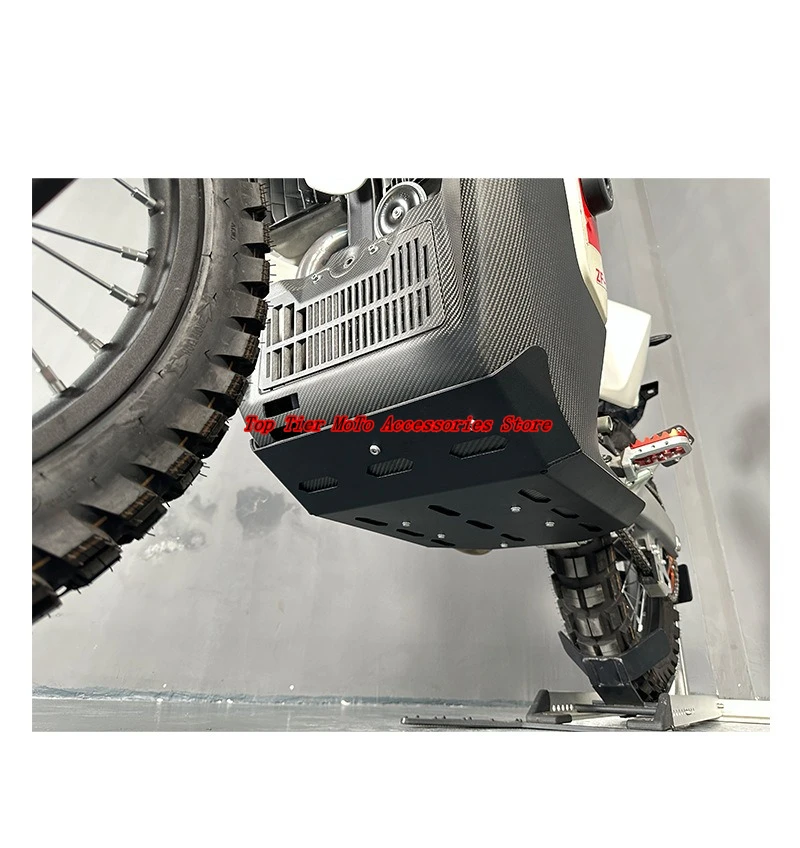 New For KOVE 450Rally Motorcycle Engine Guard Chassis Protection Skid Plate Bash Crash Protector Cover Colove 450Rally 2023 2024