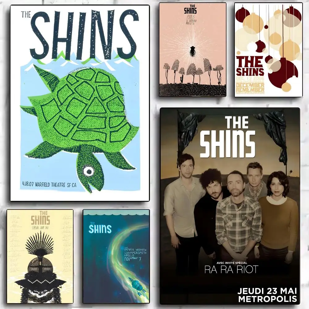 Indie Rock Band T-the Shins Poster Modern Wall Decor Collection for Home Design