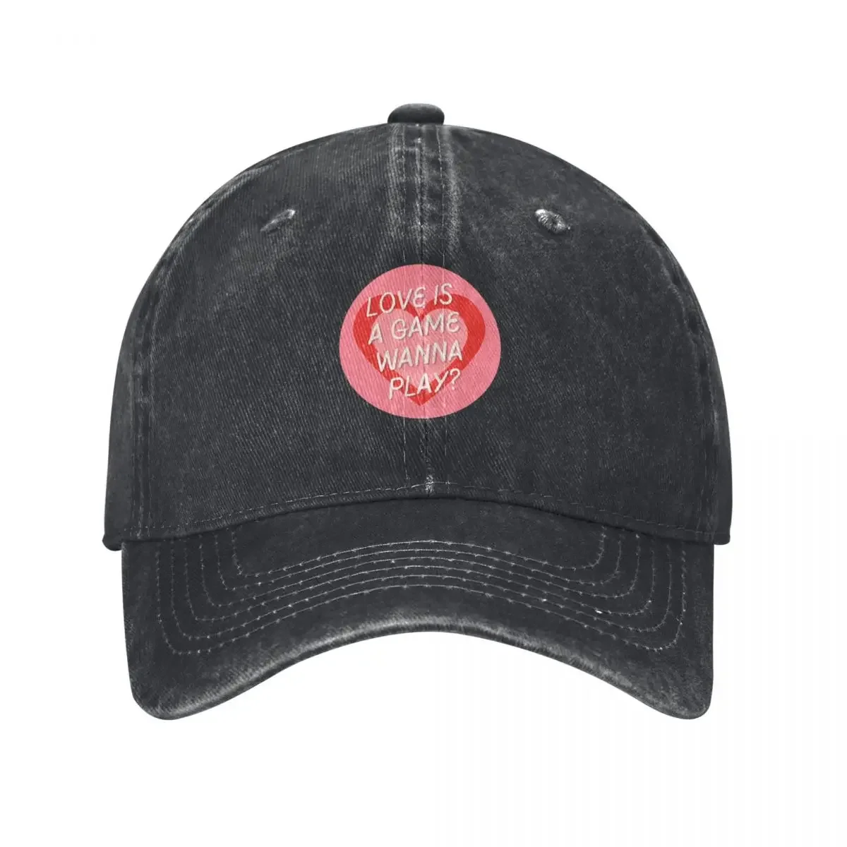 love is a game wanna play blank space Baseball Cap sun hat Sports Cap cute Men's Luxury Women's