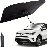 Foldable Car Windshield Sunshade - Aids UV Protection & Heat Insulation, Retractable Front Window Umbrella, Suitable for Summer