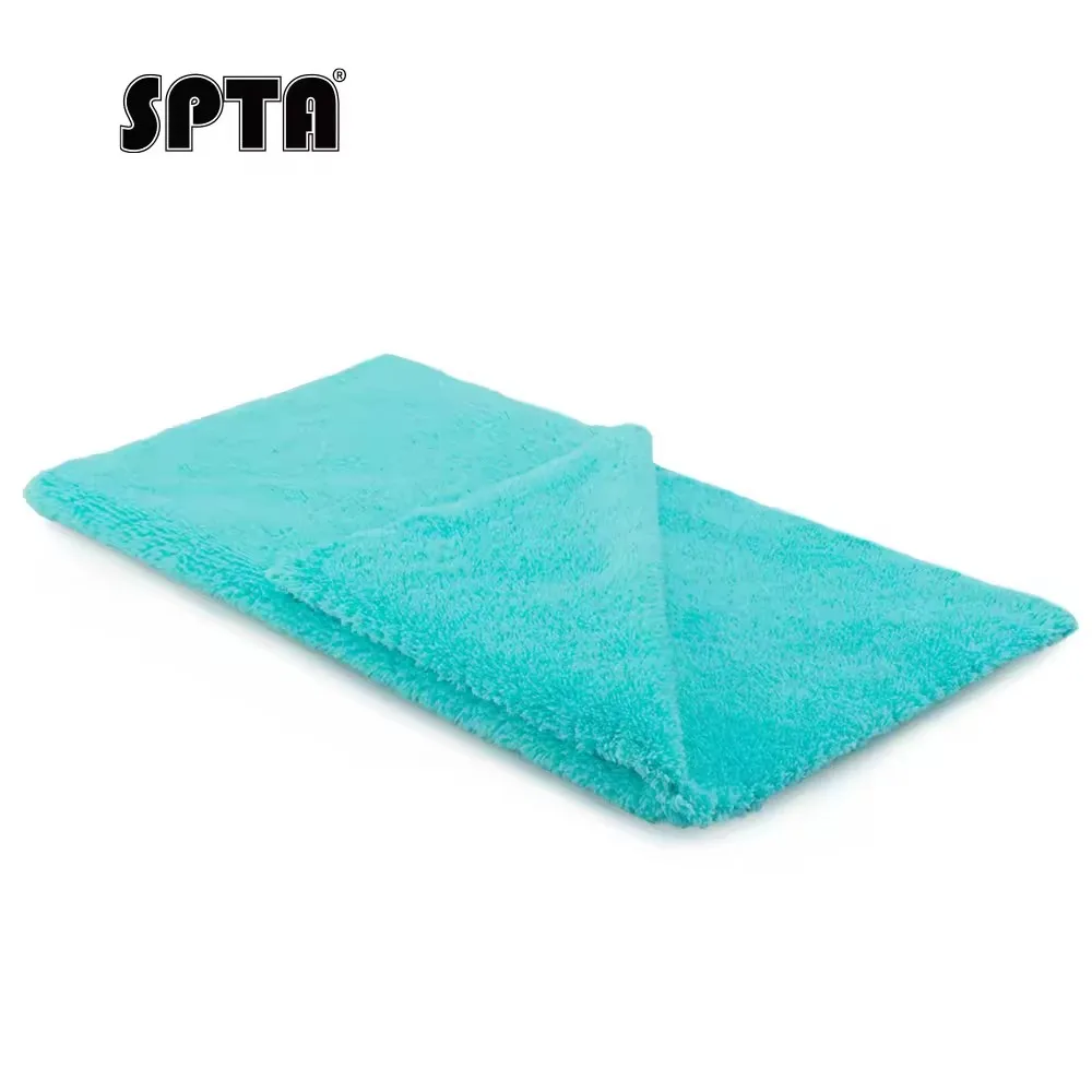 

SPTA 20x Teal Blue Microfiber Cloth Detailing Towels 420GSM 45 x 41 cm for Car Auto Drying Washing