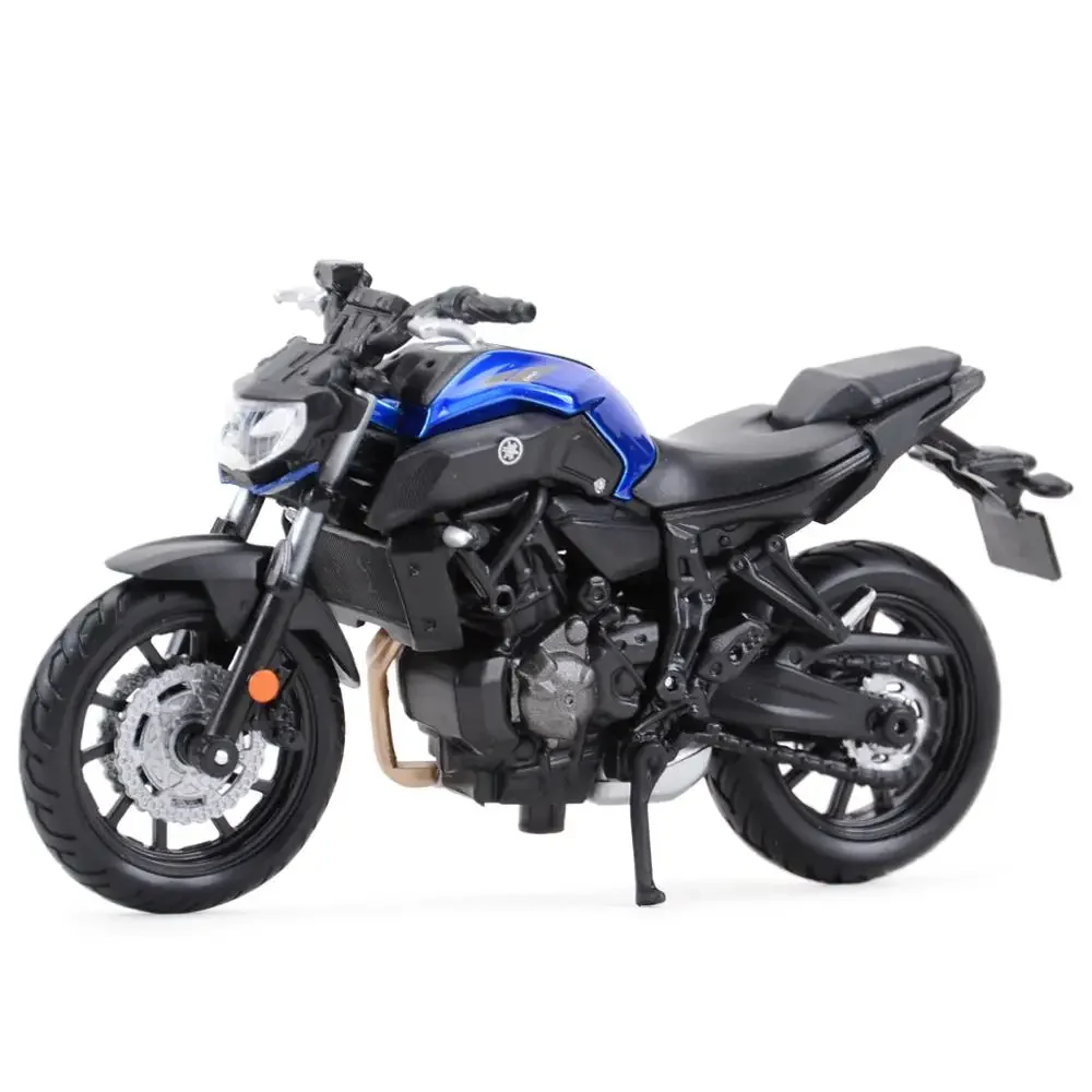 Maisto 1:18 2018 Yamaha MT07 Static Die Cast Vehicles Collectible Hobbies Motorcycle Model Collection Decorate Toys Gift