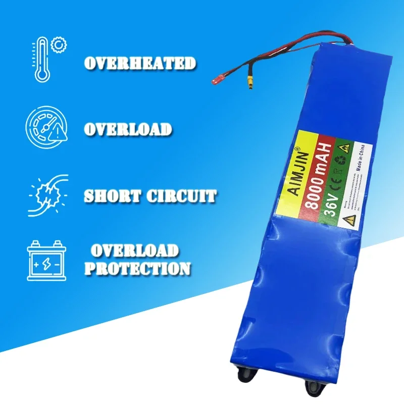 

10S3P 36V 8000mAh 36v Electric Scooter Battery Pack 18650 Lithium M365 Electric Scooter 36v Battery Scooter