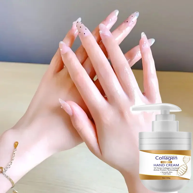 Collagen Hand and Foot Cream, Suitable for Hands and Feet, Skin Care, Hand and Foot Care, Restores Your Soft and Supple Hands and Feet, Refreshing for Summer