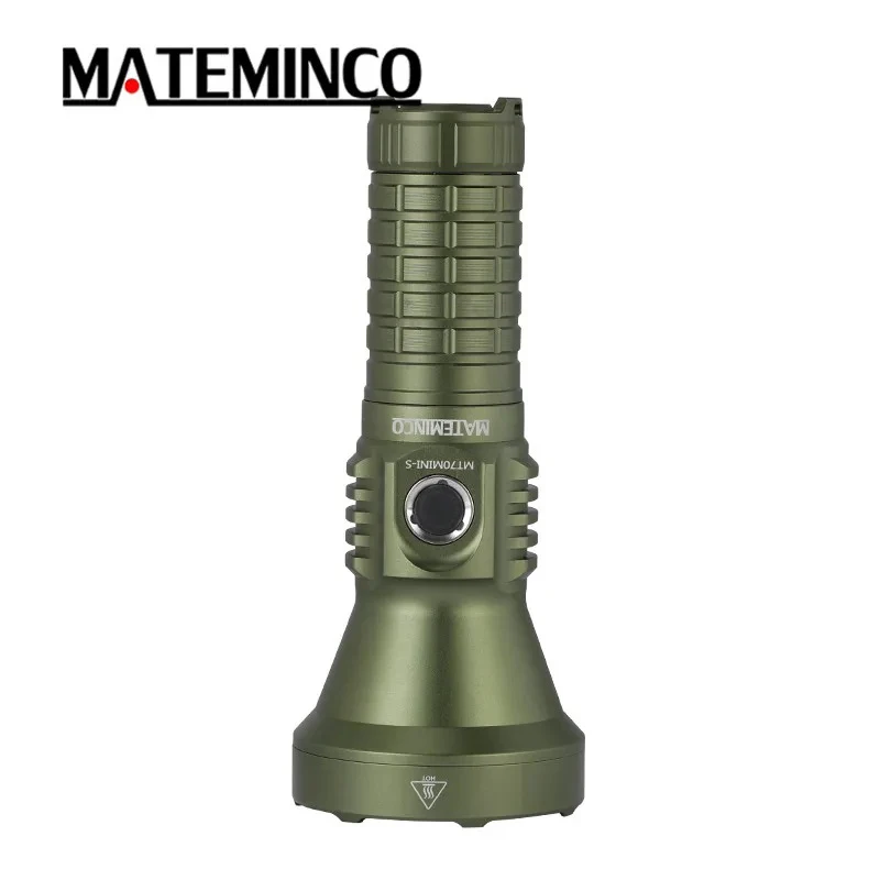 Long Range Throw Light MATEMINCO MT70MINI-S Flashlight Max 3050 Lumen 1280M Torch Lantern With 26650 Li-ion Battery