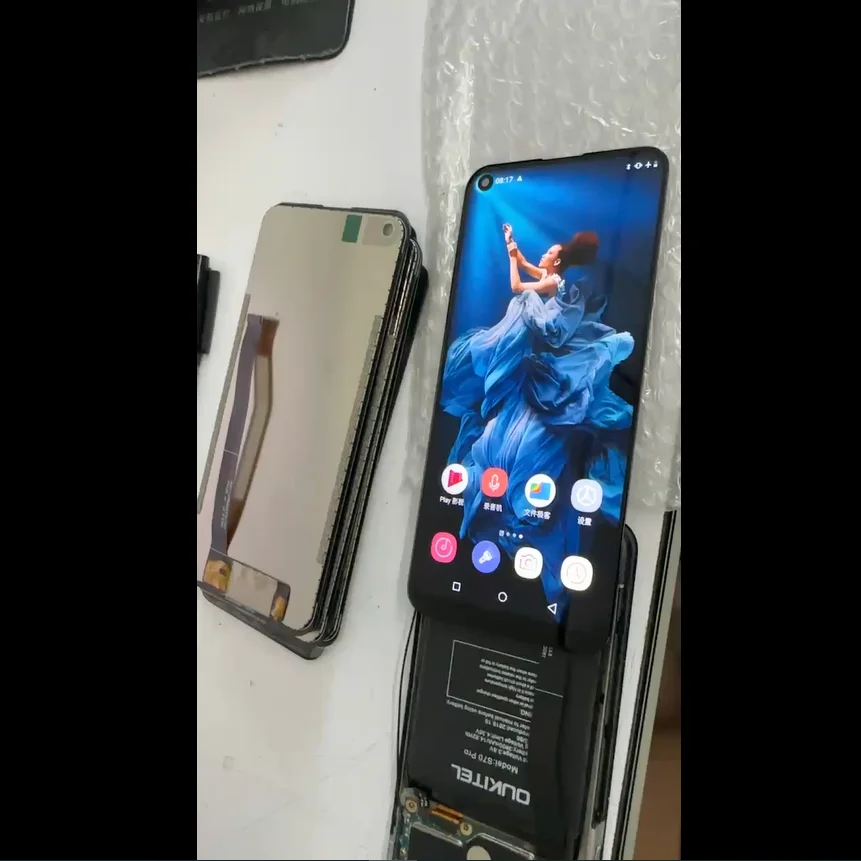 

100% оригинальный новый 6,35-дюймовый ЖК-дисплей OUKITEL C17 PRO + преобразователь сенсорного экрана в сборе, ЖК-дисплей + сенсорный дигитайзер для OUKITEL C17 PRO