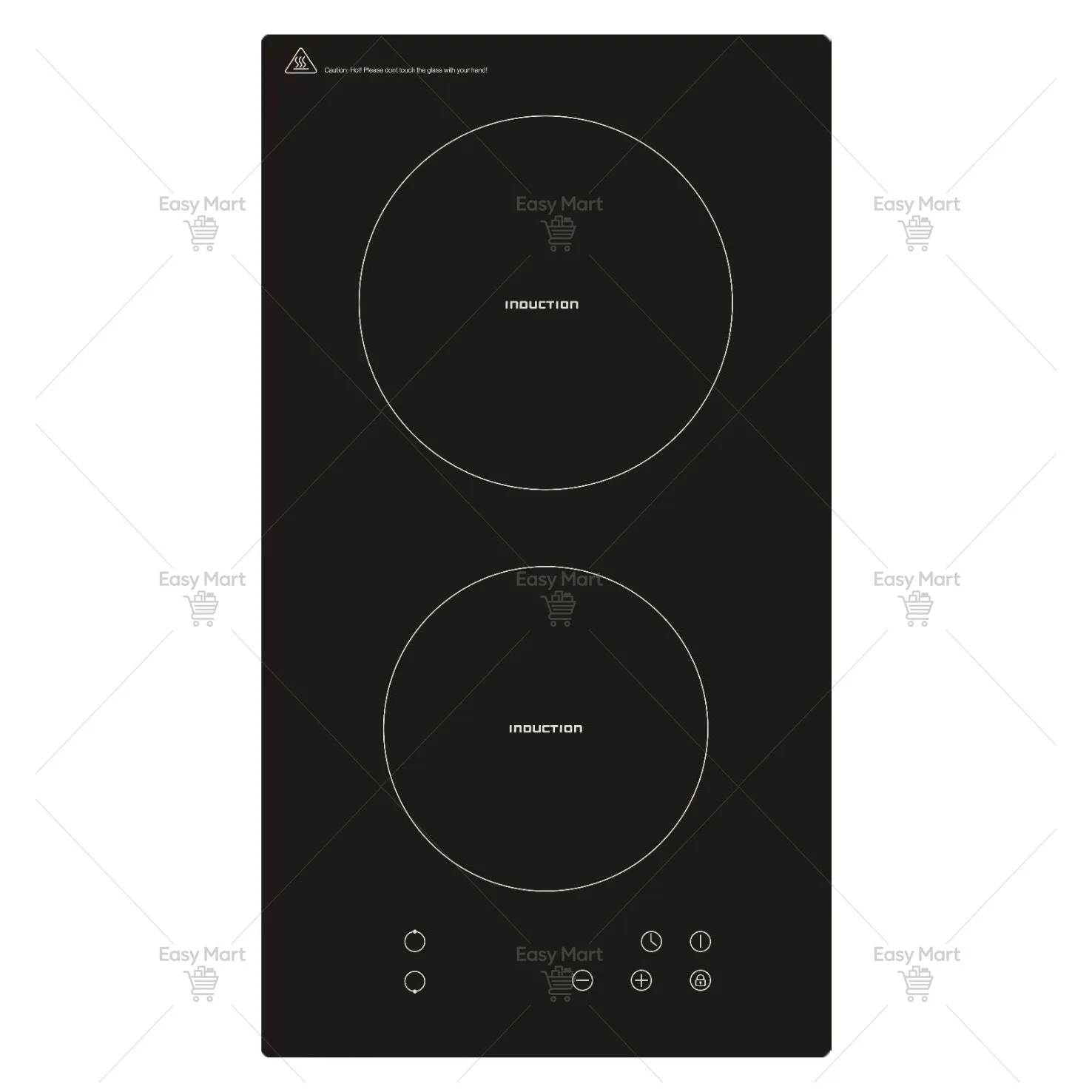 Ceramic Cooker Induction Cooktop Double Electric Cooker Hob Heating Cooker Electric Stove Vertical Cooking Plate