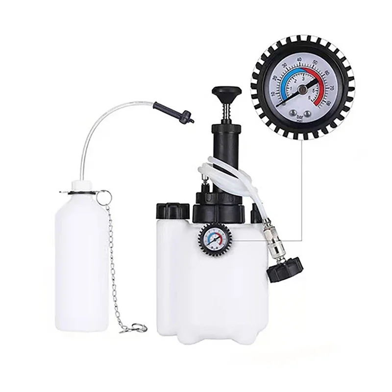 3L Car Brake Oil Pot Replacement Tool Manual Brake Oil Bleeder Fluid Replacement Auto Tool Oil Pump For Car Motorcycle image 4