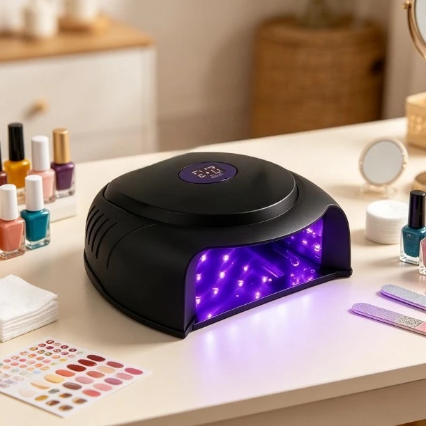 64W Rechargeable Nail Dryer Professional UV LED Nail Lamp With Timer Function Nail Art Curing Light For Gel Polish