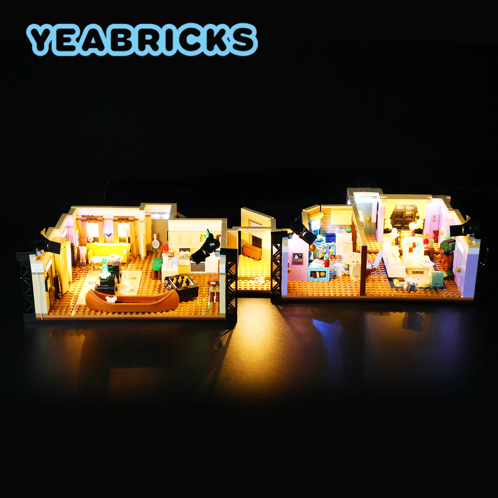 YEABRICKS LED Light Kit for 10292 The Friends Apartments Building Blocks Set (NOT Include the Model) Bricks Toys for Children