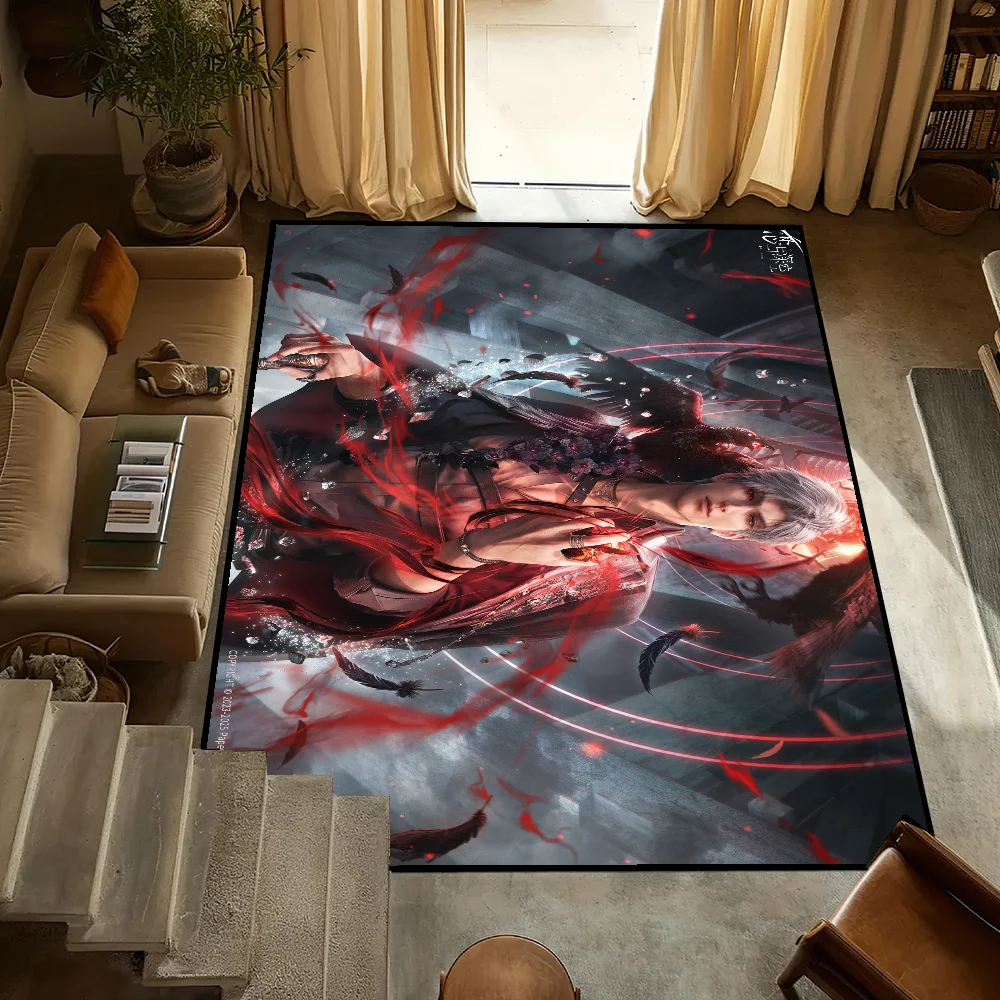 

Game L-Love and D-Deepspace small Bedside Kitchen Bath Living Home House Bedroom Floor Mat Doormat Large Carpet Rug Decoration
