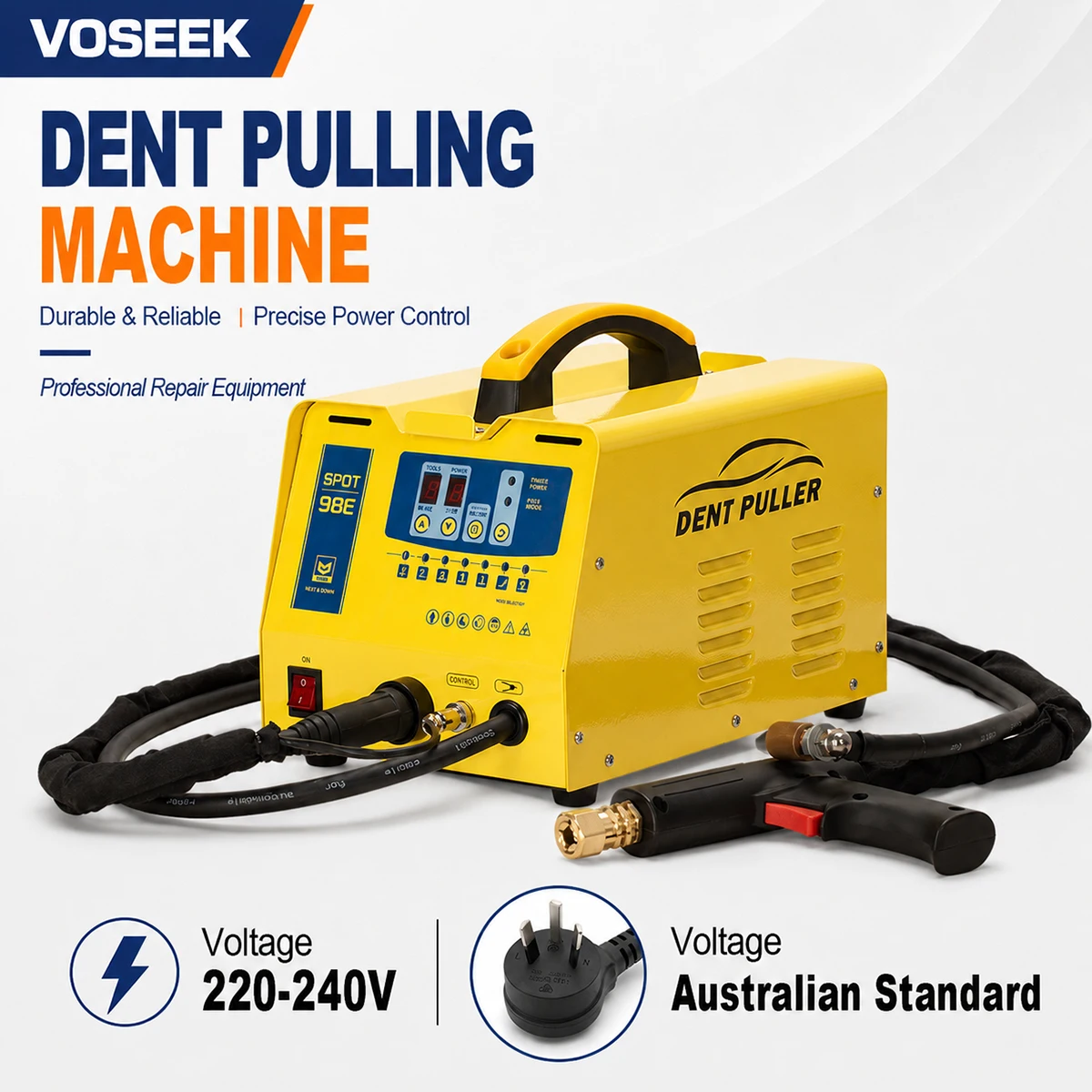 90ES Auto Body Dent Puller Spotter 6800A 5kW Car Panel Repair Spot Welding Machine 110V 220V 380V