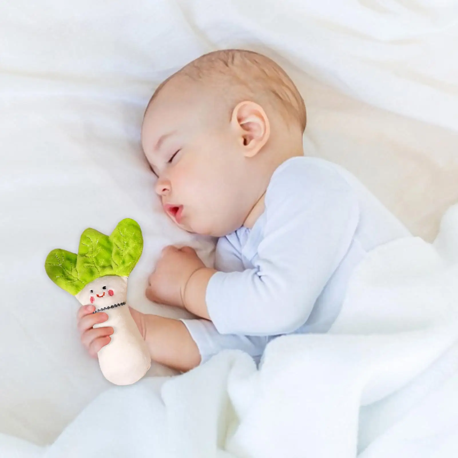 Baby Soother Toddler Calming Baby Sleep Plush Soother Doll For Boys Girls Resting Napping Bed Couch Home Road Trip Travel