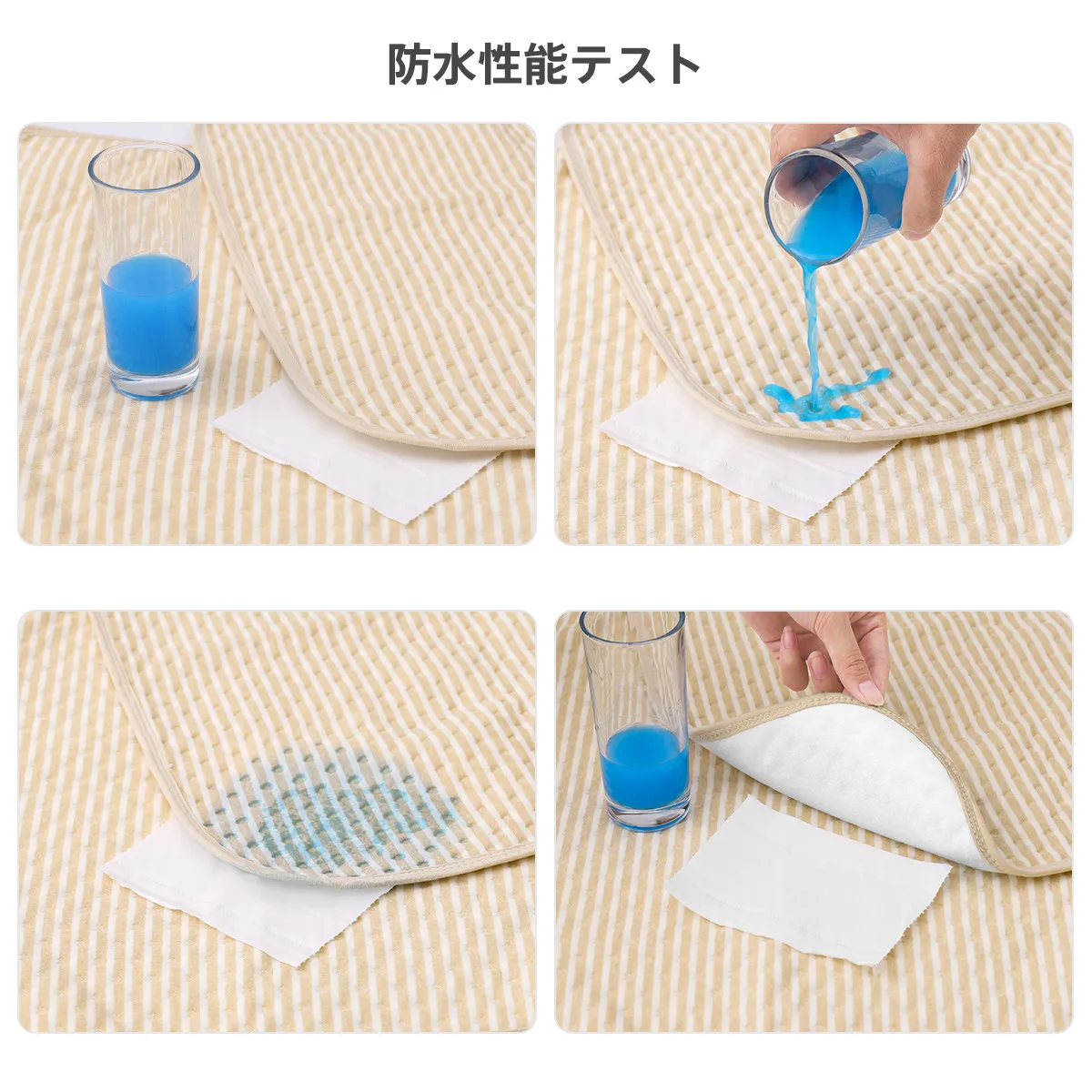 2Pcs 50x70cm Reusable Washable Pet Pee Pads Superior Absorption Extended Indoor Use Floor Rug Protection Dog Puppy