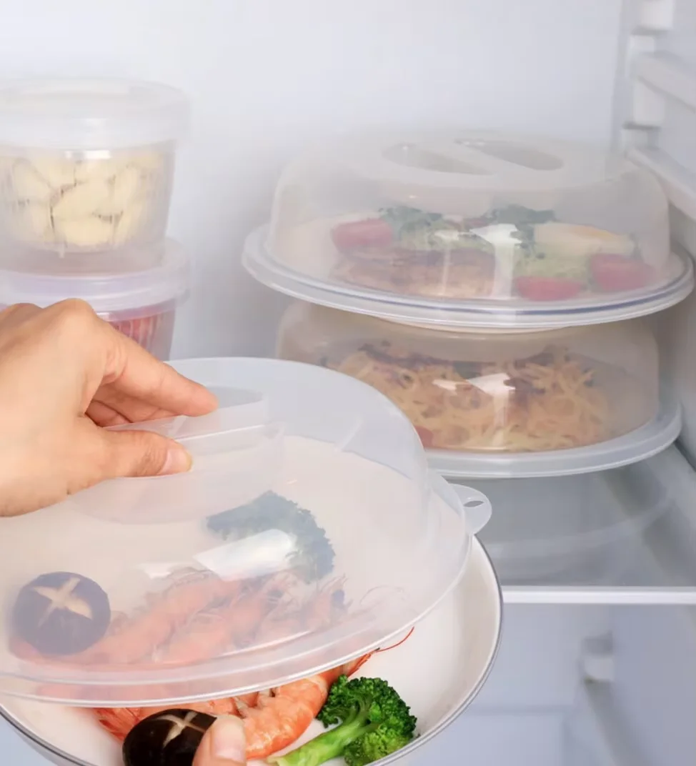 غطاء رش الميكروويف، غطاء الميكروويف للأغذية، غطاء حماية كبير للوحة الميكروويف مع فتحات البخار، يحافظ على نظافة