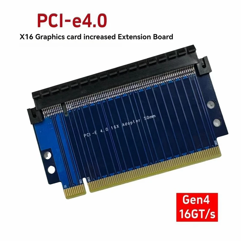 PCI Express 4.0 16X Riser Card PCI-E To PCI-E 16X Slot Connectors High Speed PCIE X16 Convert Adapter Gen4 16GT/S