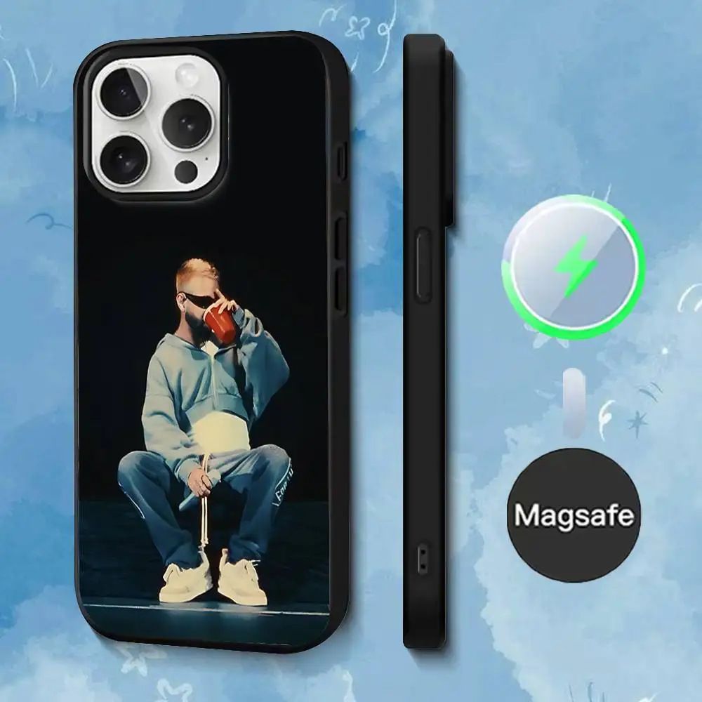 Etui na telefon M-Mora Estrella Singer do iPhone 17, 16, 15, 14, 13, 12, 11, Pro, Max, Plus, Mini, SE4, z magnetycznym systemem Magsafe do bezprzewodowego ładowania