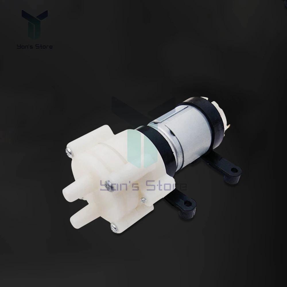 DC6-12V R385 Acquario Serbatoio di Pesce Rotondo Aria DC Membrana Pompa Acqua Acquario Pompe Ad Aria Accessori 1.5-2L/Min