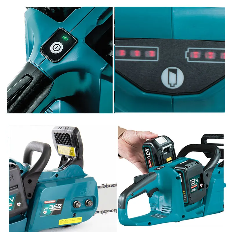 

Gold Seller 16Inch 2 Battery Chain Saw Machine Price Electric Cordless Mini Lithium Chainsaw