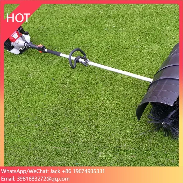 Hot Selling Portable Artificial Turf Sweeping Machine Versatile Sports Brush Soccer Football Fields High Quality Lawn Care Tool