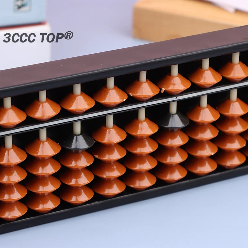 1PCS 13 Digits Column Abacus Arithmetic Soroban Calculating Counting Math Learning Tool For Children Portable
