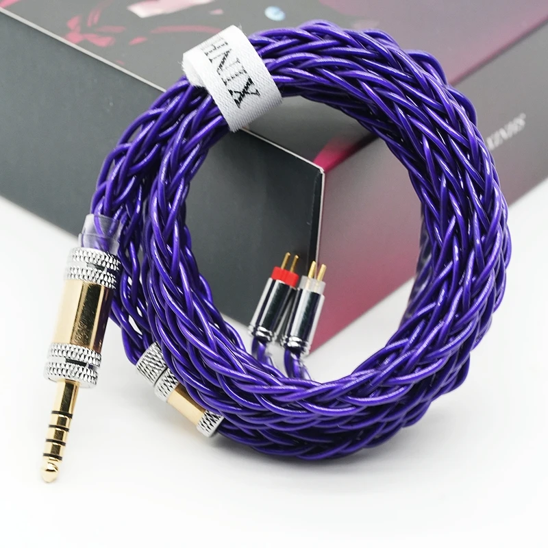 XINHS S60 Purple Phoenix 8-Wege-Kopfhörer-Upgrade mit hochreinem, versilbertem Palladium und der gleichen Klangqualität wie S06 – Detail 4