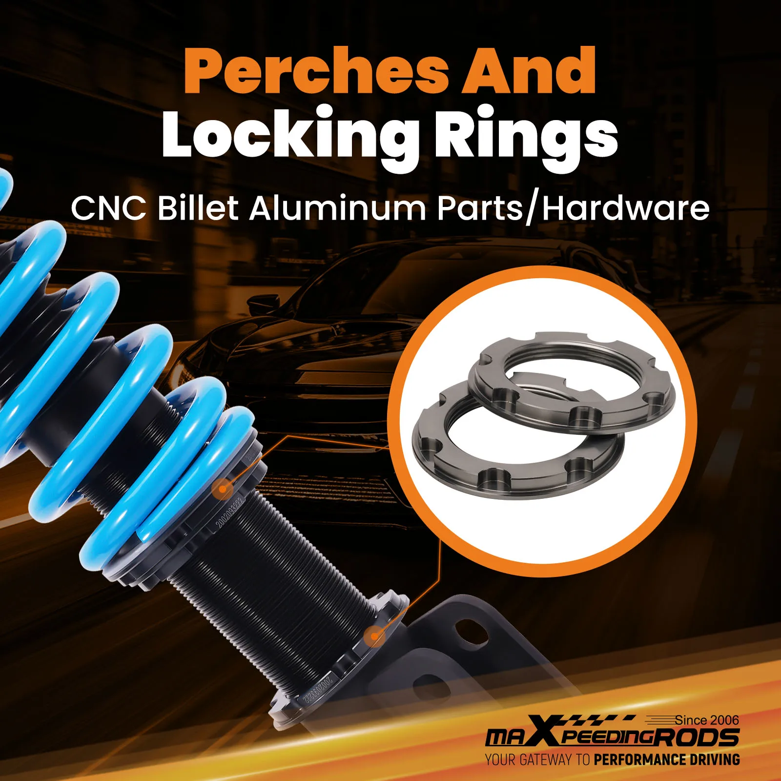 

Комплект койловеров MaXpeedingrods T6 для занижения подвески Subaru Legacy BE 2000-2004 Седан