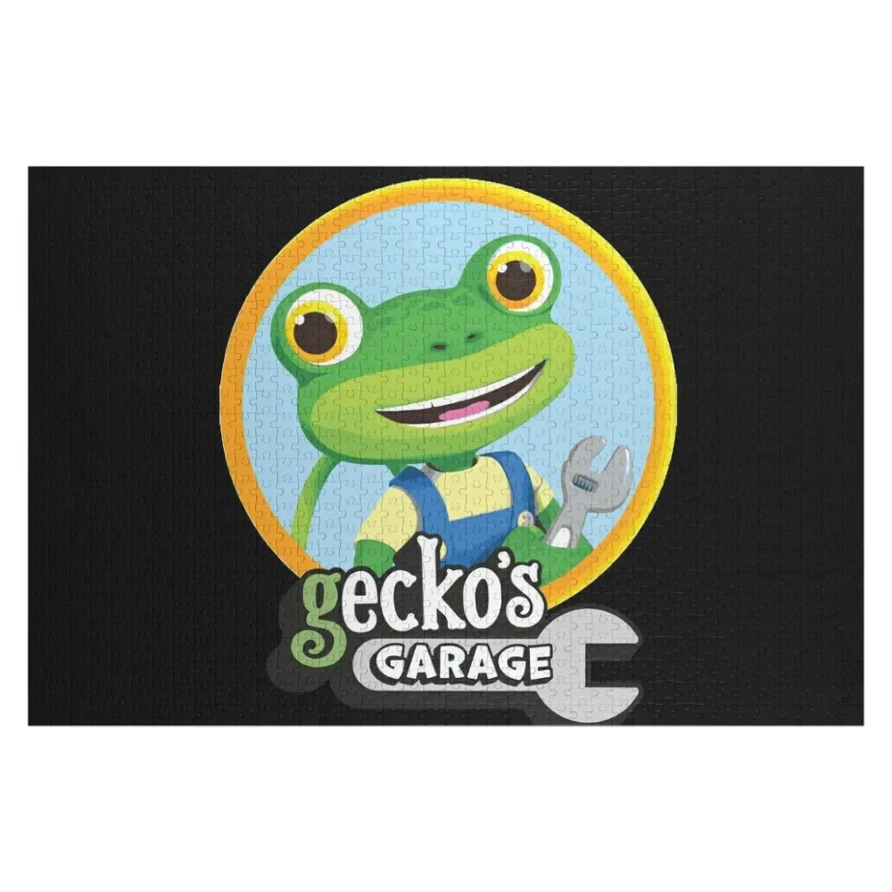 

Kids Garage Gecko's GG Jigsaw Puzzle Iq Custom Child Custom Wood Children Puzzle