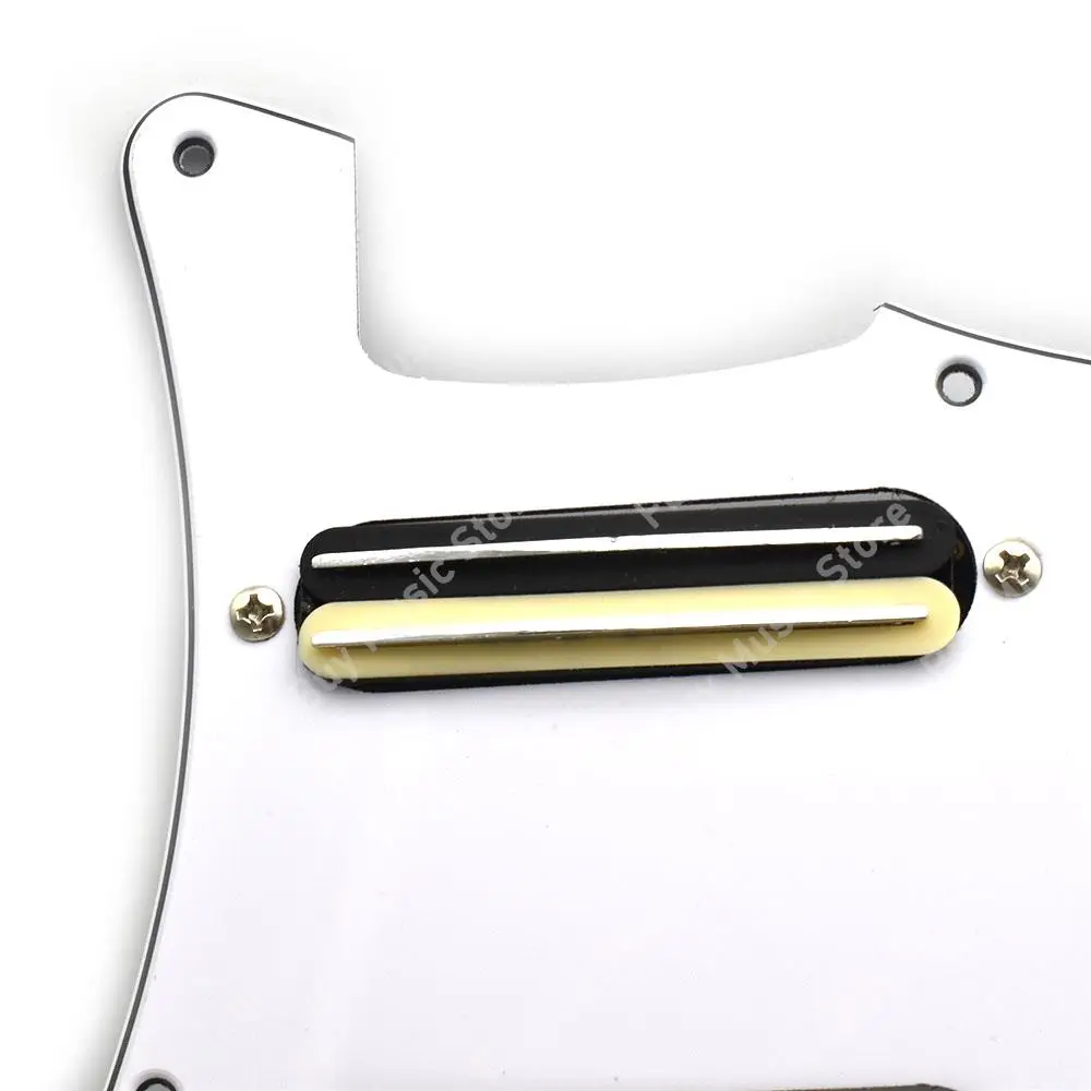 SSH Electric Guitar Pickguard Pickup with Singlecut Wiring Loaded Prewired Pick-up Single Coil Dual Rail Humbucker