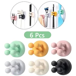 Self Adhesive Silicone Multi-Function Hook Key Towel Rack Storage Hook Kitchen Bathroom Wall Door Punch-Free Waterproof Hooks