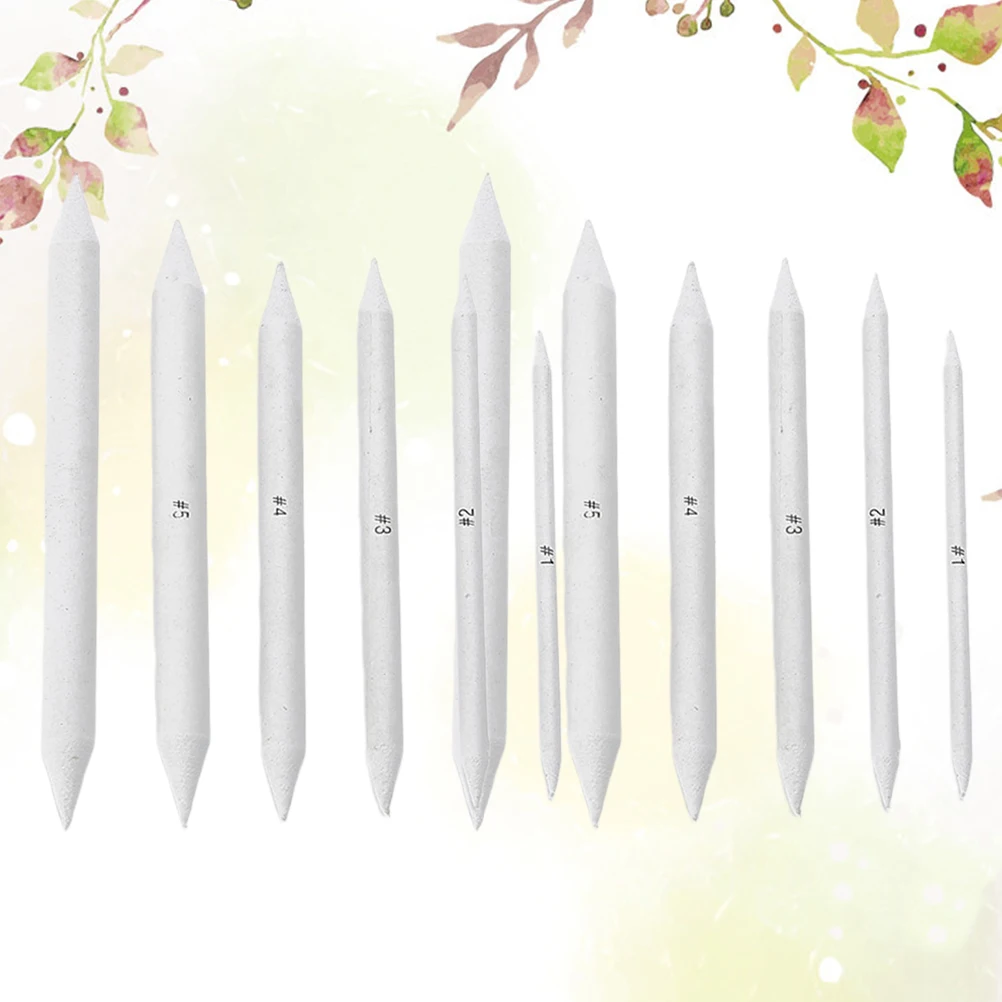 2 مجموعات رسم فرك قلم رصاص مزج جذوع ورقة جذوع لرسم فحم الباستيل السريع السلس مزج أدوات الفنان