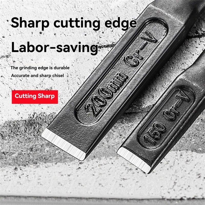 PZHI-Chisels Concrete Tool Chisels Head Cements Stone Splitters Masonry Chisels Flat Shovel Processing 10Inch