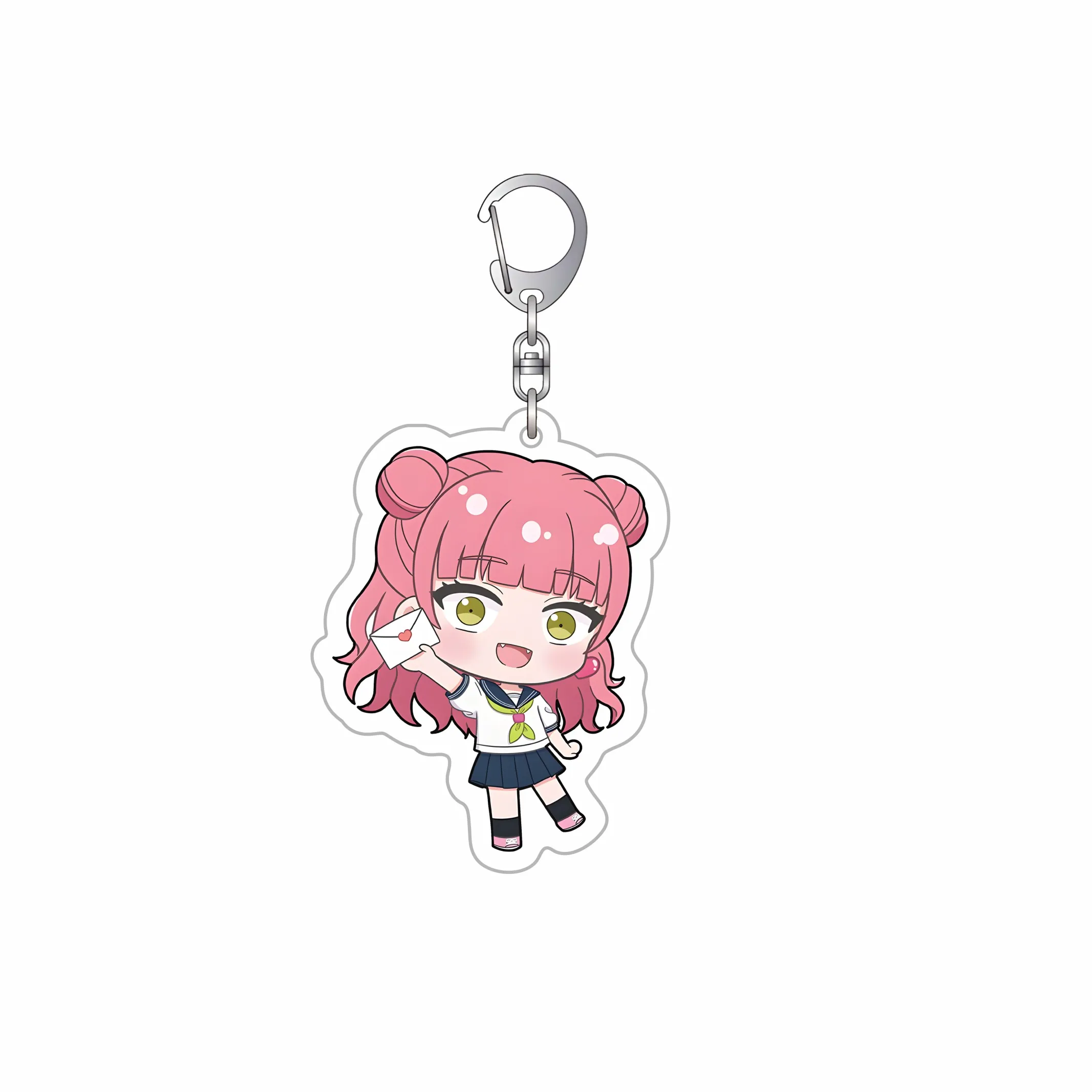Hot Anime You and I Are Polar Opposites Acrylic Keychain Anime Cartoon Exquisite Girl Keyring Bag Pendant  Birthday Gift 6cm