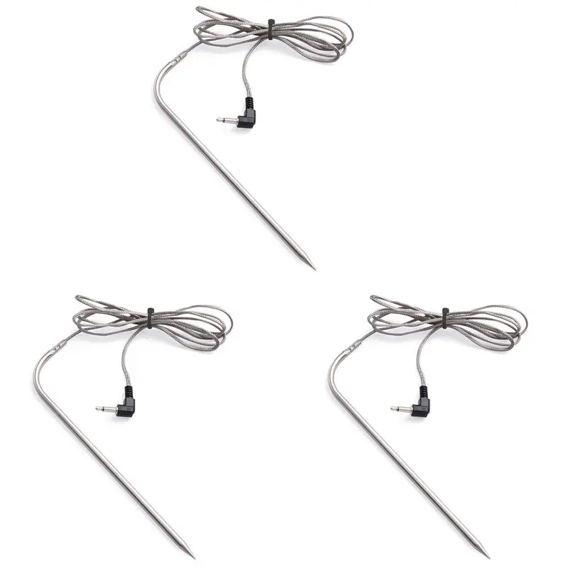 AB47-3X Replacement Meat Probe Part For Pit Boss And Louisiana Grills Wood Pellet Stove Accessories Meat Temperature Probe