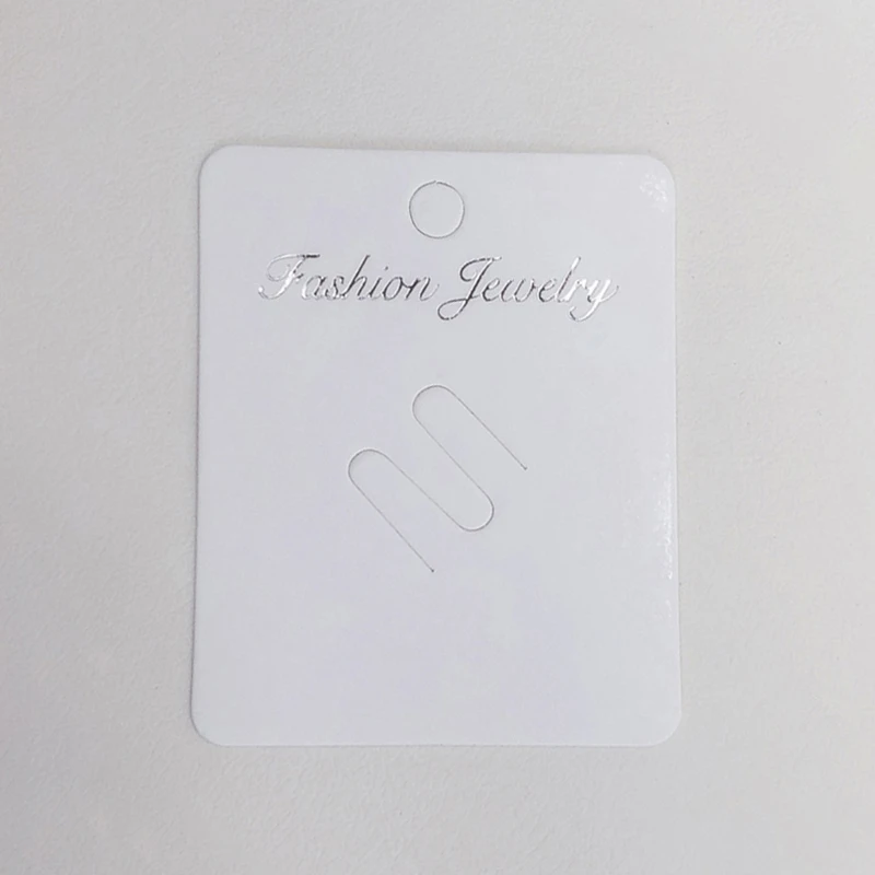 50Pcs Fashion Brooches Display Cards High Quality Pins Blank Paper Tag Jewelry Packaging Cards Sale Hang Price Tag Cards