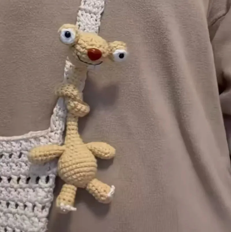 

Набор для вязания крючком ленивца с длинной шеей: DIY-комплект из пряжи для любителей рукоделия, украшение для сумки, декоративная игрушка