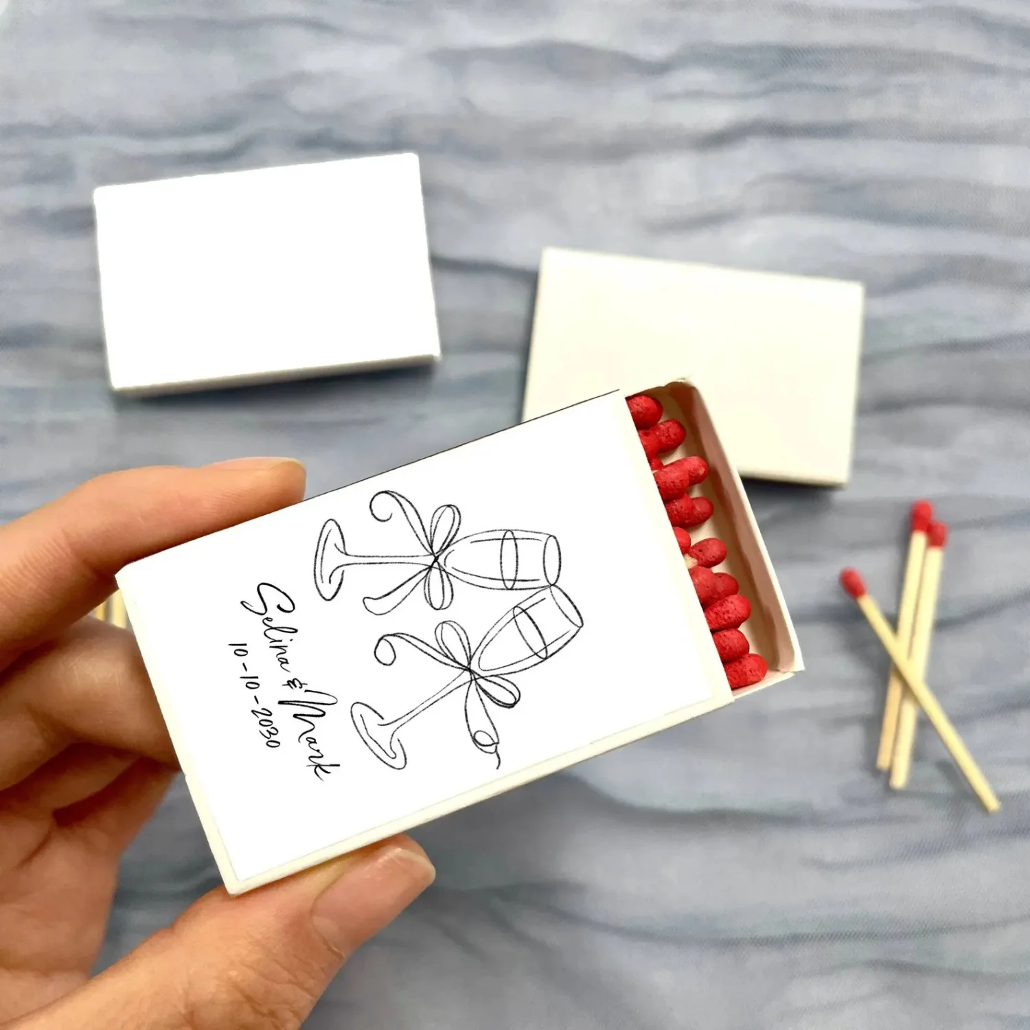 

Foiled wedding matchboxes, Gold Foil Matchboxes, Personalized Matchboxes, wedding Matchboxes, Let love sparkle, The perfect Matc