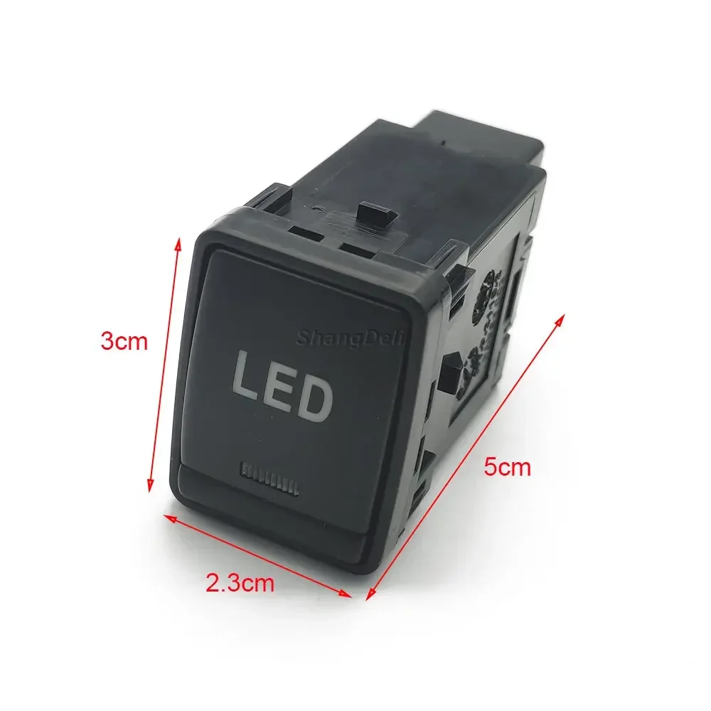 1Pc Power on off DRL LED Light Button Seat Mirror Steering Wheel Heating Switch Radar for Nissan Tiida Sylphy Qashqai X-TRAIL