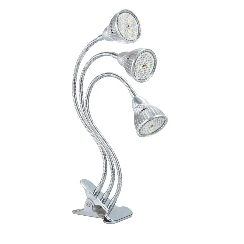 Flower and Vegetable Indoor Plant Light Full Spectrum LED Plant Growth Light, Integrated Multi-Head Succulent Fill Light