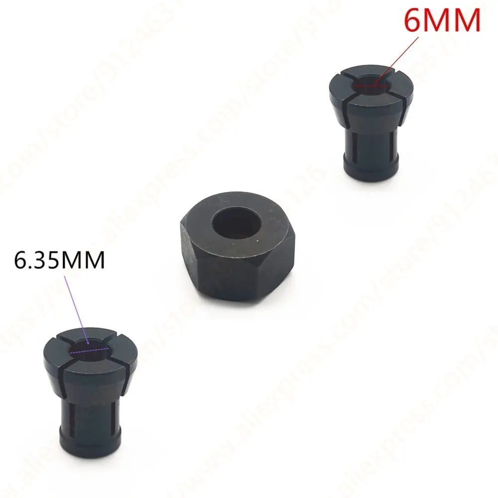 Collet กรวยสำหรับ MAKITA 763637-1 1/4 "6.35Mm 763615-1 RP0900 RT0700C RT0700CX3 RP2301FCXK RT0700CX2 3621 3621A 3620 MT361 DRT50Z