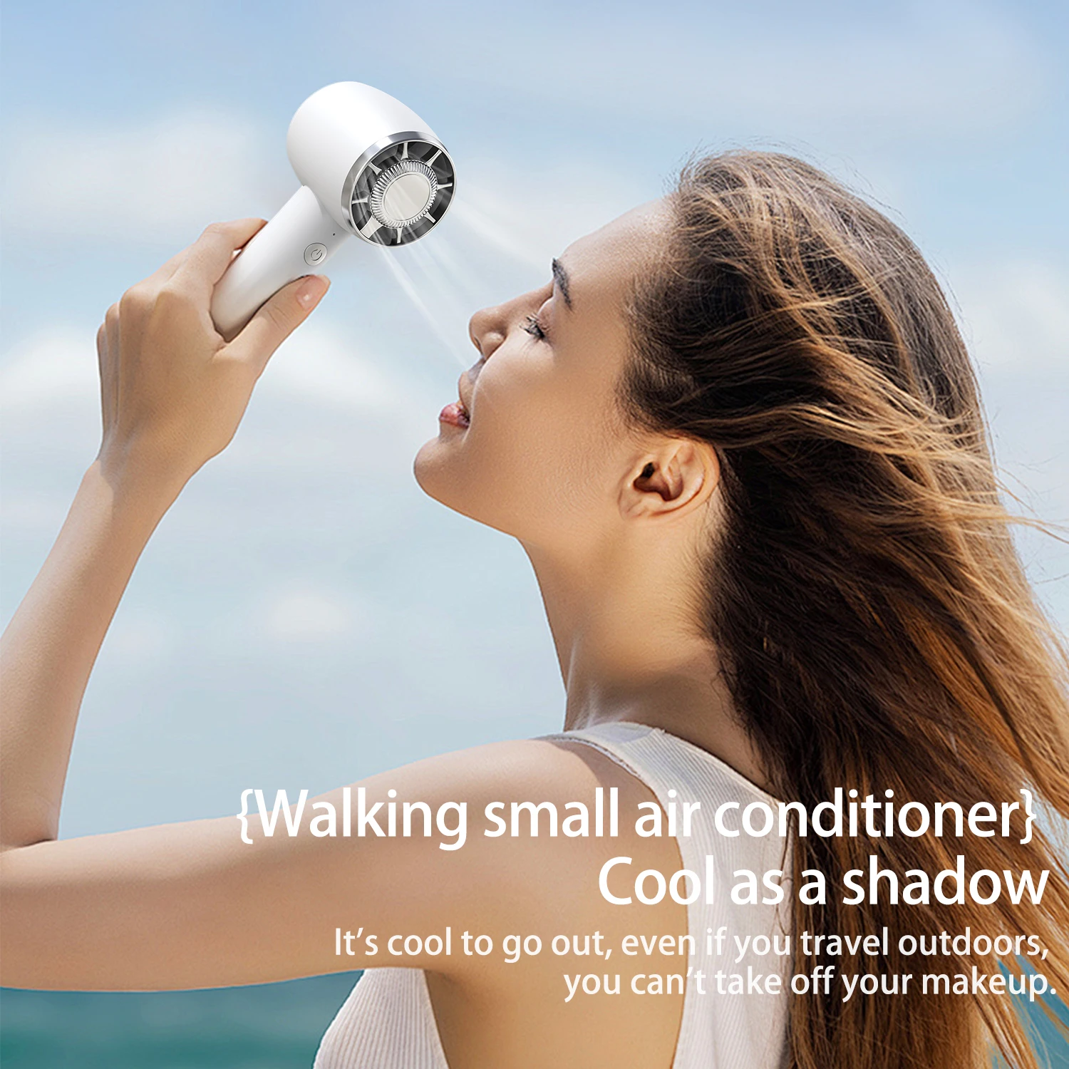 2025 جديد مروحة شحن محمولة الكرتون لطيف طالب صغير شحن مروحة صغيرة محمولة مروحة USB صغيرة جيب صغير #3