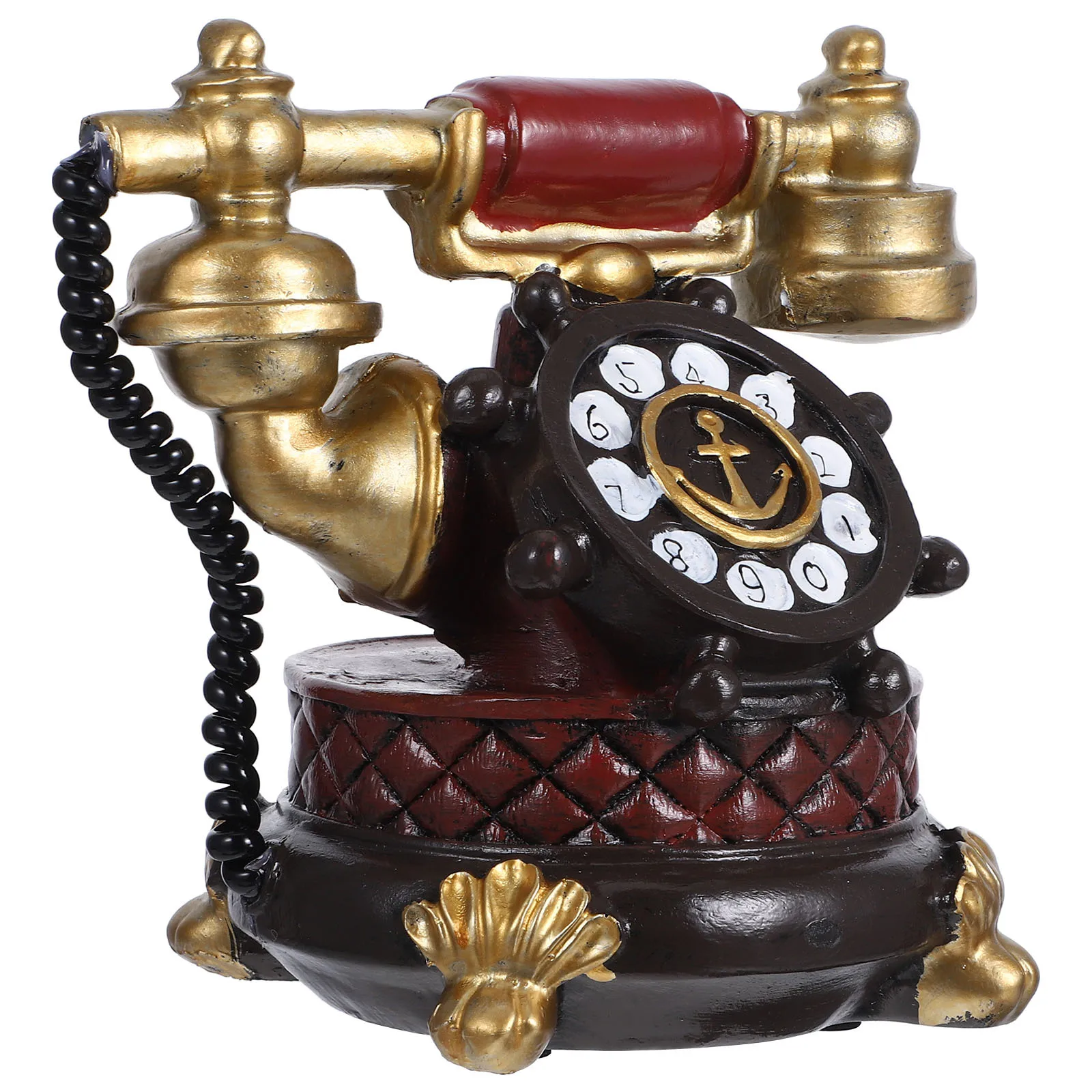 

Retro Ornament Desk Accessories Resin Old Fashioned Decoration Home Office Decorative Piece Vintage Design Fake