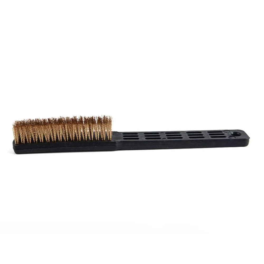 

Ergonomic Plastic Handle Hard Bristle Brass Cleaning Brushes Cleaning Tools Ergonomic Plastic Handle Home Wire Brush